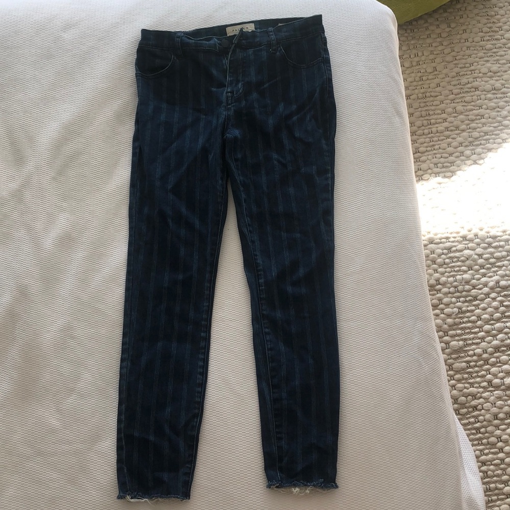Pacsun striped Ankle Jegging Jeans
